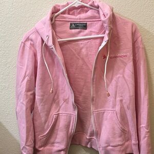 Pink Women's Zip-Up Hoodie
